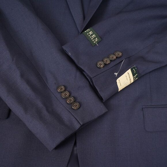 Polo Ralph Lauren Blue 100% Wool Jacket Size 40R - Picture 7 of 16